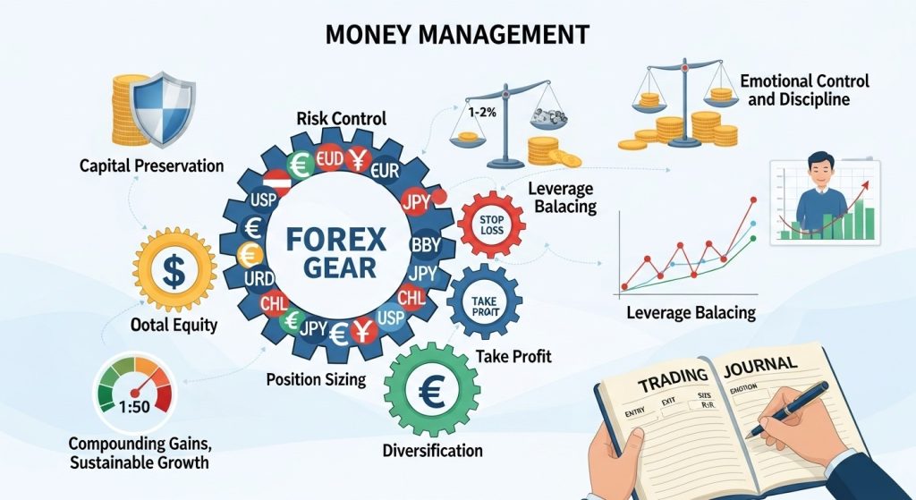 What is the money management in Forex Market?